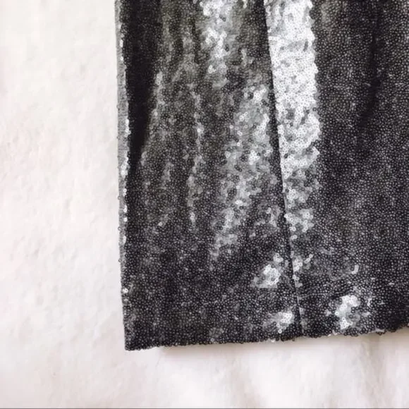 New York & Company Gray Sequin Sheath Dress - Picture 2 of 7
